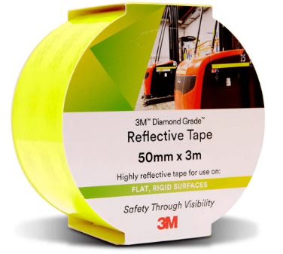 Picture of 3M™ Diamond Grade™ 983-23 Reflective Tape Fluro Yellow/Green 50mm x 15m > AR010613628