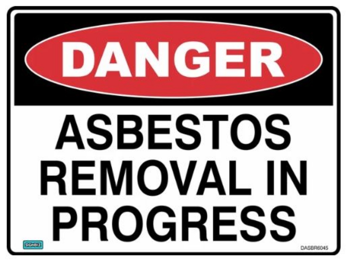 Picture of SIGN Danger Asbestos Removal 600 x 450 1.4mm Polypropylene