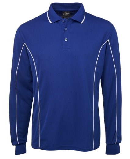 Picture of JB's Wear Podium Piping Polo Shirt L/S