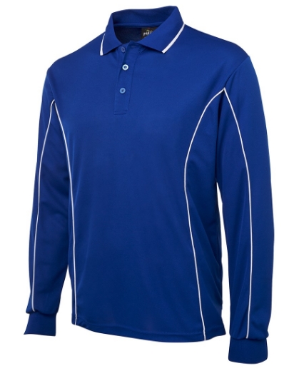 Picture of JB's Wear Podium Piping Polo Shirt L/S