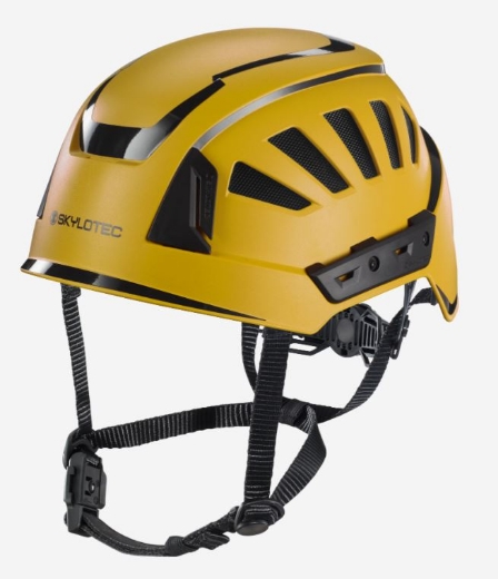 Picture of SKYLOTEC Inceptor GRX - Vented YELLOW c/w reflective stickers Helmet Light weight (450gm). CERTIFIED TO AS/NZS 1801 Type 1.