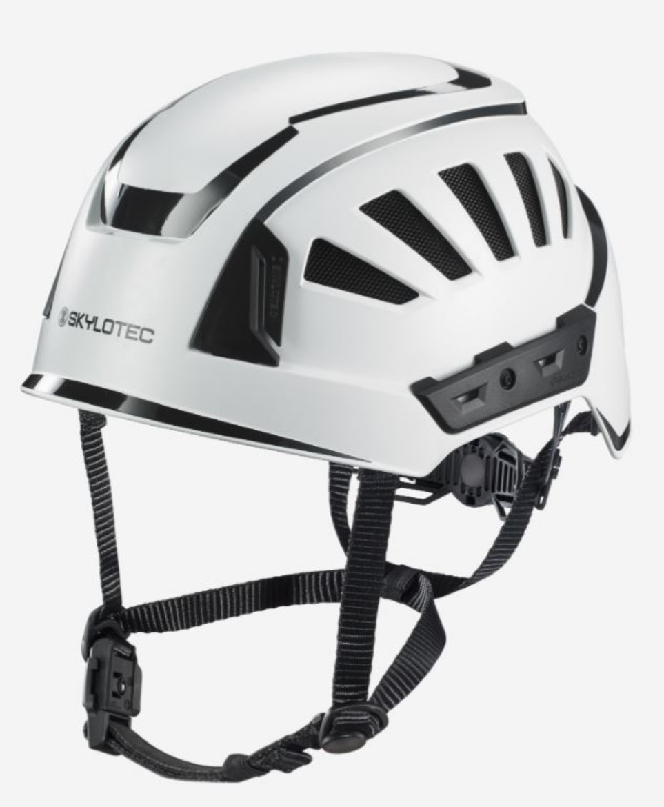 Picture of SKYLOTEC Inceptor GRX - Vented WHITE c/w reflective stickers Helmet Light weight (450gm). CERTIFIED TO AS/NZS 1801 Type 1.