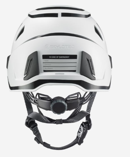 Picture of SKYLOTEC Inceptor GRX - Vented WHITE c/w reflective stickers Helmet Light weight (450gm). CERTIFIED TO AS/NZS 1801 Type 1.
