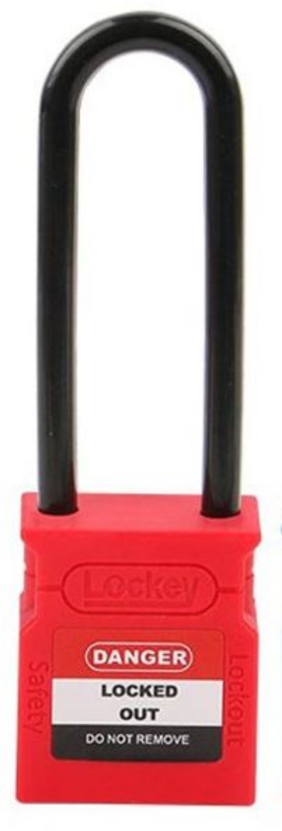 Picture of Padlock Dielectric Shank 76mm -RED