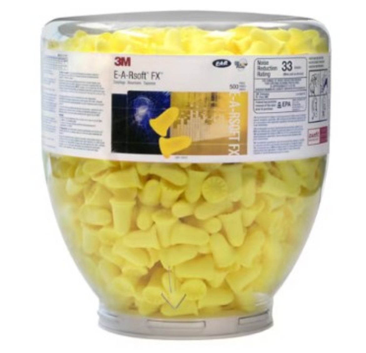 Picture of 3M™ E-A-Rsoft™ FX™ Dispenser Bottle Refill Uncorded Earplugs > 70071674751