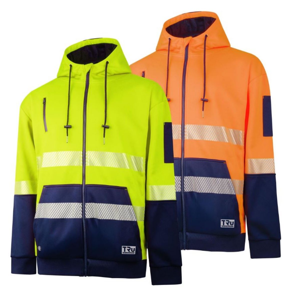 Picture of Tru Workwear Fleece Hoodie with Segmented Tape