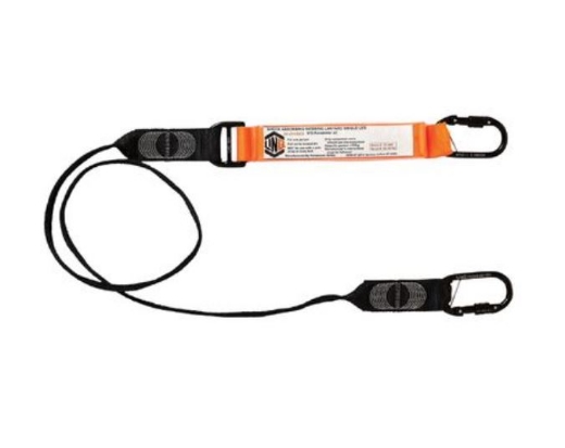 Picture of LINQ Elite Single Leg Shock Absorbing Webbing Lanyard With Hardware KS X2