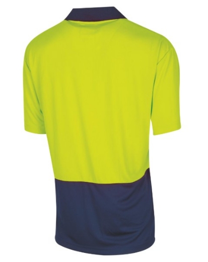 Picture of TRU WORKWEAR Micromesh Hi-Vis Polo Shirt 145gsm S/S