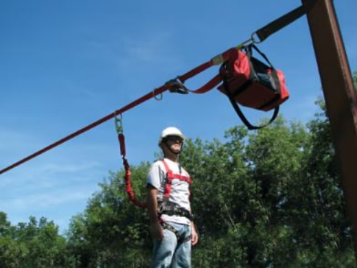 Picture of 3M™ Protecta® Temporary Horizontal Lifeline System with Anchors 1200101, Web, 60 ft (18.3M)