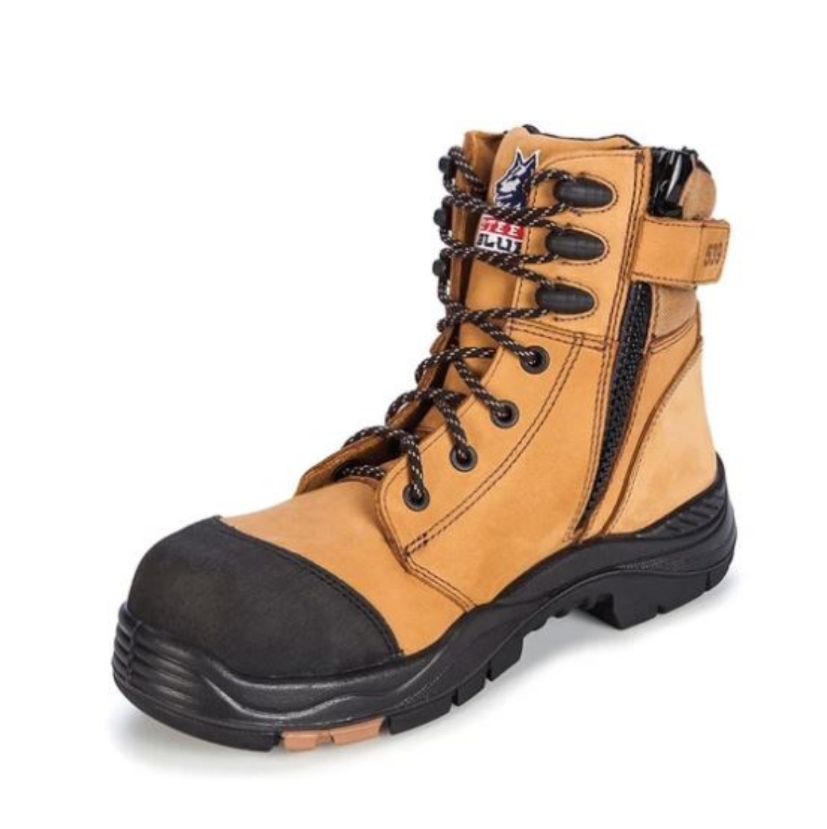 Picture of STEEL BLUE Torquay 150mm High Ankle Zip Sided Lace up Boot with Composite Toe Cap TPU Outsole