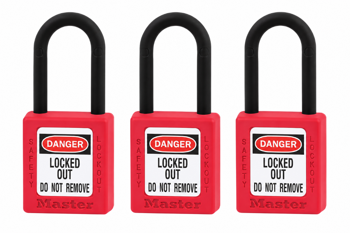 Picture of Masterlock  S/LOCK 406 KA3 RED